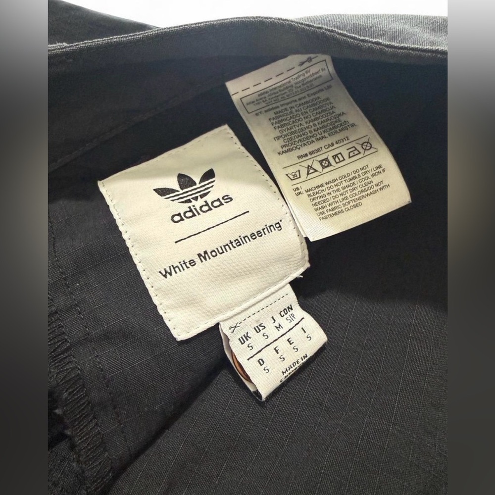 Men’s Adidas Originals x White Mountaineering 6 Pocket Pants Utility Black - Picture 7 of 7